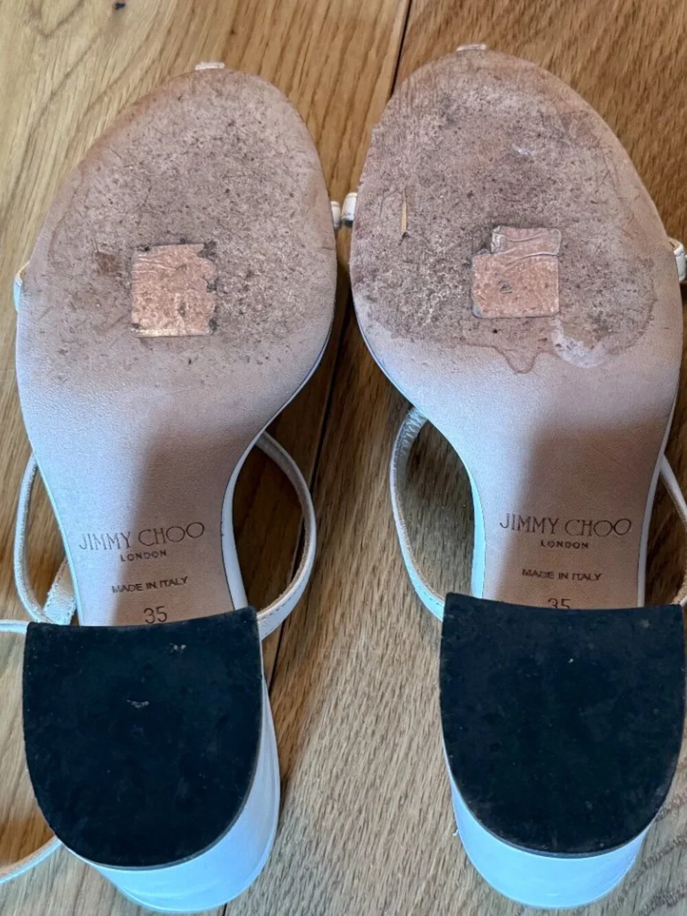 The most fabulous Jimmy Choo sandals!  Worn once, 35